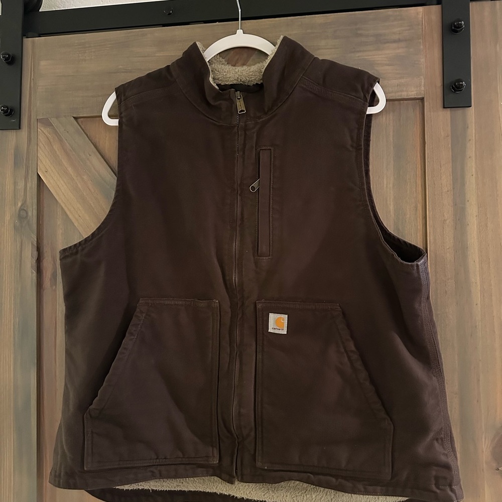 Carhartt women’s vest sherpa lined XL